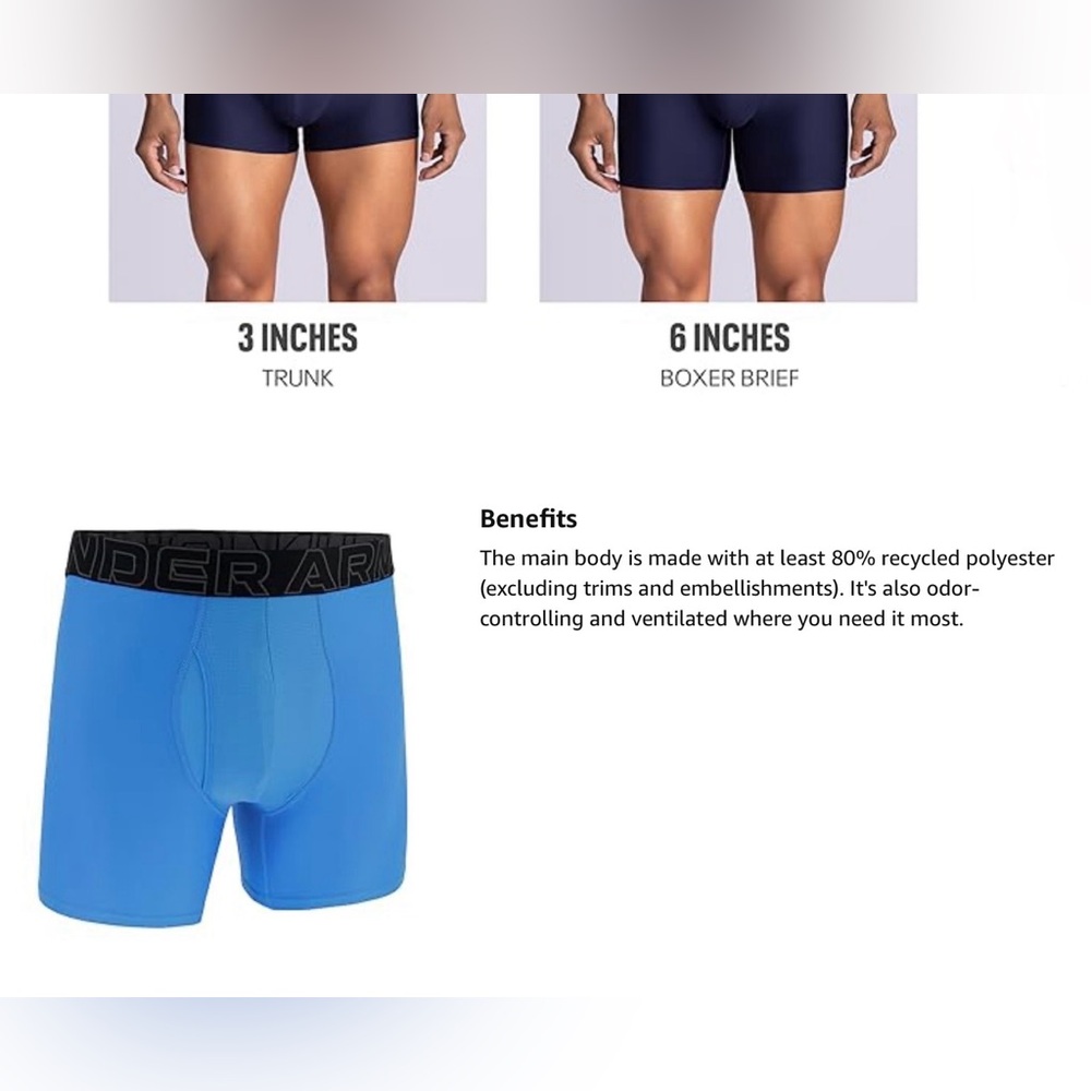 Under Armour 6” BoxerJock - Picture 4 of 7